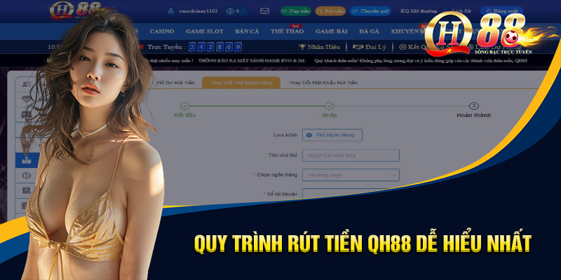 Rút Tiền QH88 - Quy Trình Dễ Dàng, Tiền Về Nhanh Chóng